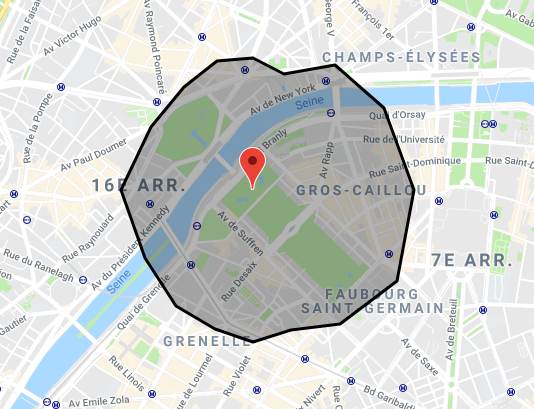 isochrone google maps